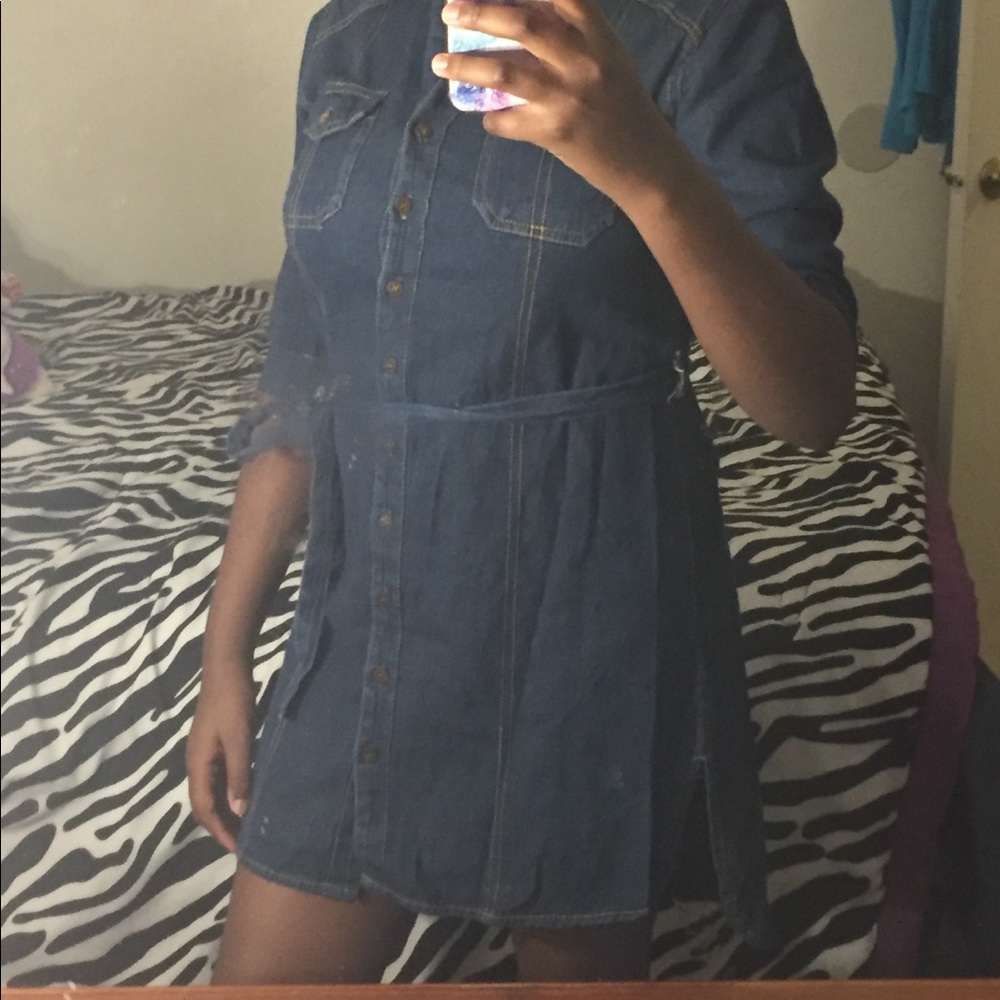 -Denim Dress
